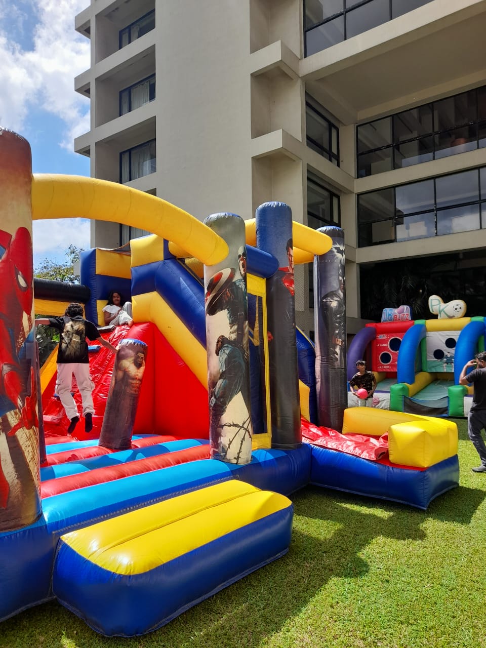 Avengers activity bouncy castle